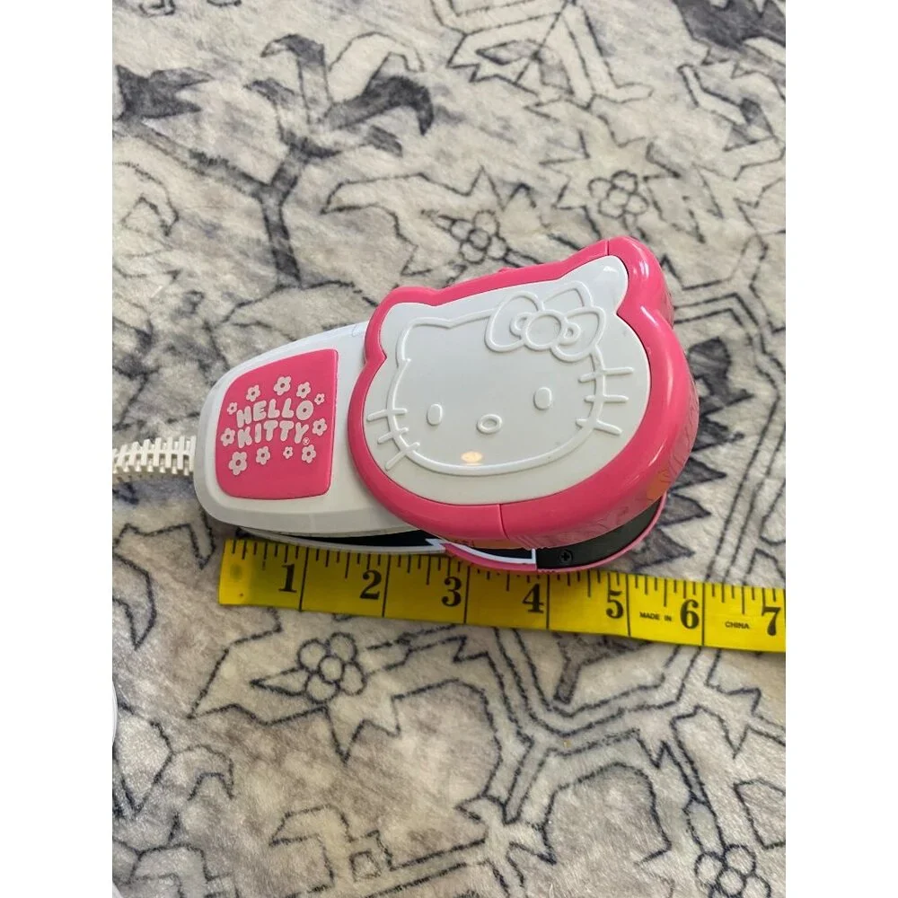 Hello Kitty Hair Crimper Model KT3056 Pink‎ White Tested Works